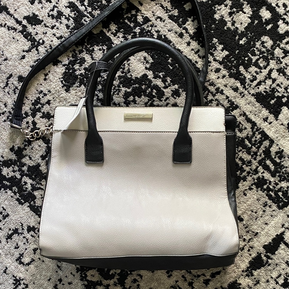 Handbag Elegant Black and White Handbag